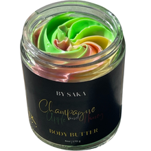 Load image into Gallery viewer, CHAMPAGNE, APPLE, and HONEY BODY BUTTER 6oz