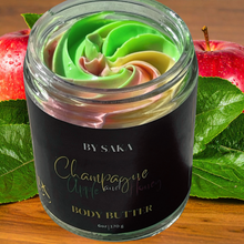 Load image into Gallery viewer, CHAMPAGNE, APPLE, and HONEY BODY BUTTER 6oz
