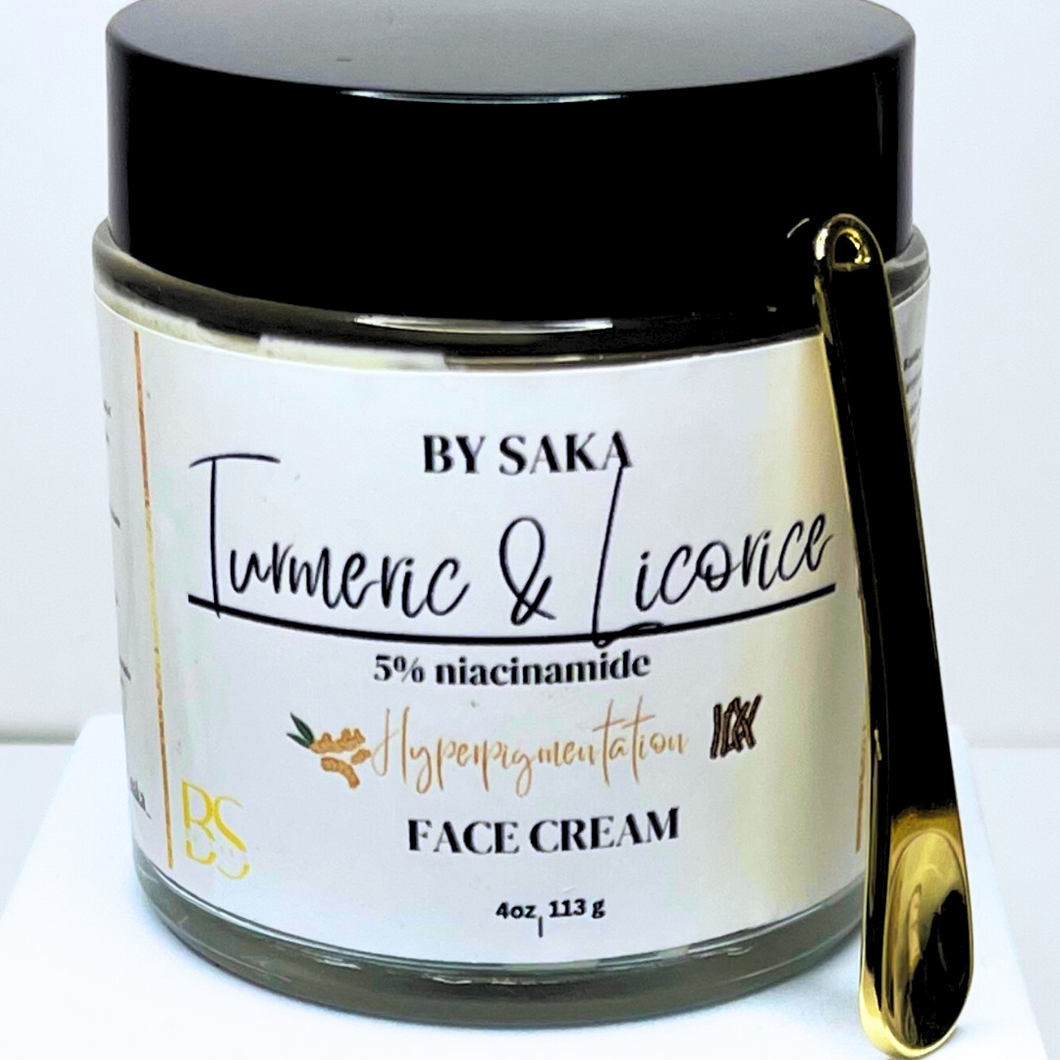 TURMERIC AND LICORICE + 5% NIACINAMIDE FACE CREAM