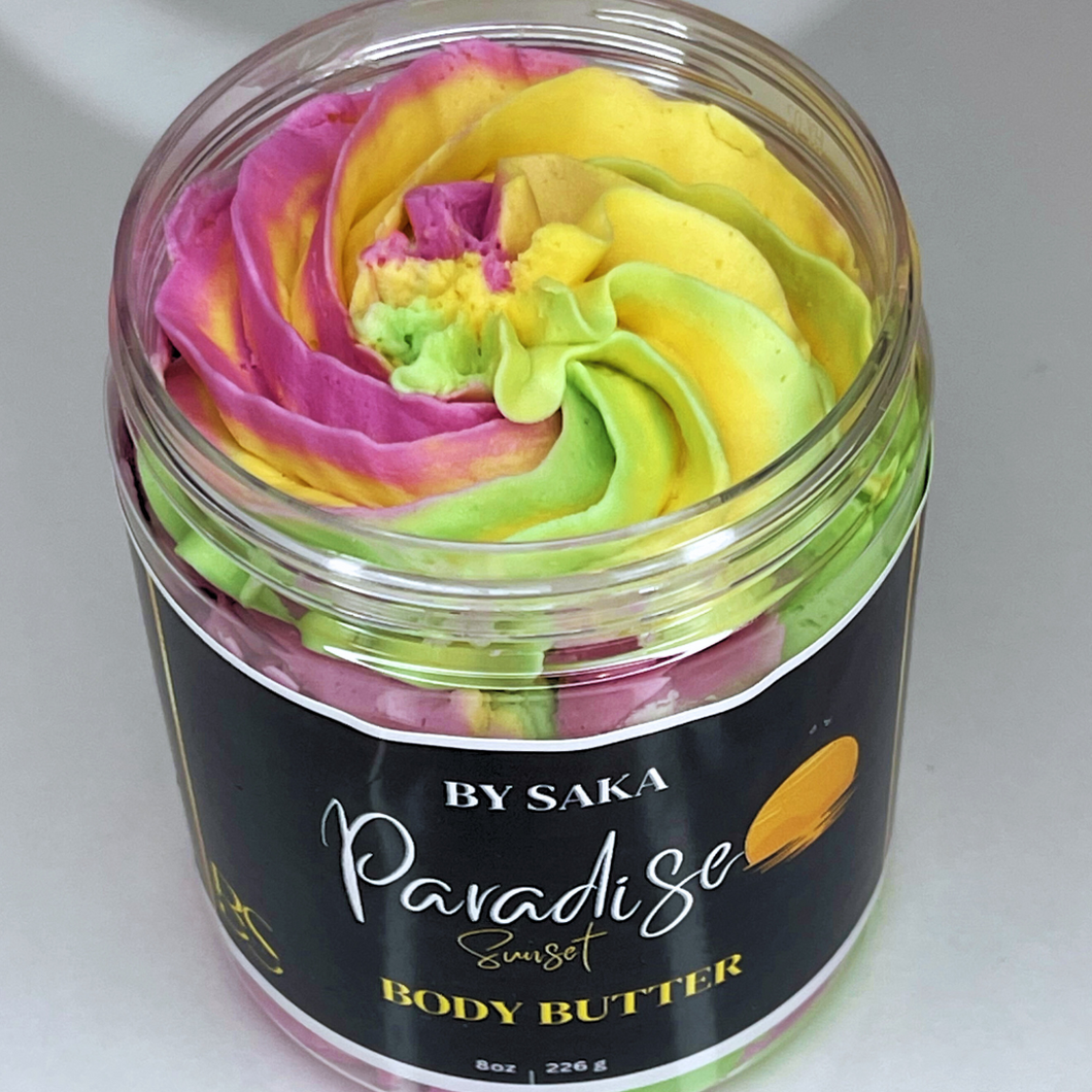 PARADISE SUNSET BODY BUTTER (PASSION FRUIT SCENTED)